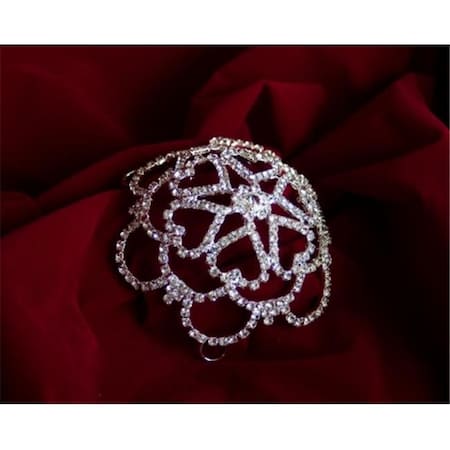 Sunnywood Sunnywood 2810 2-.50" Rhinestone Bun Cover 2810